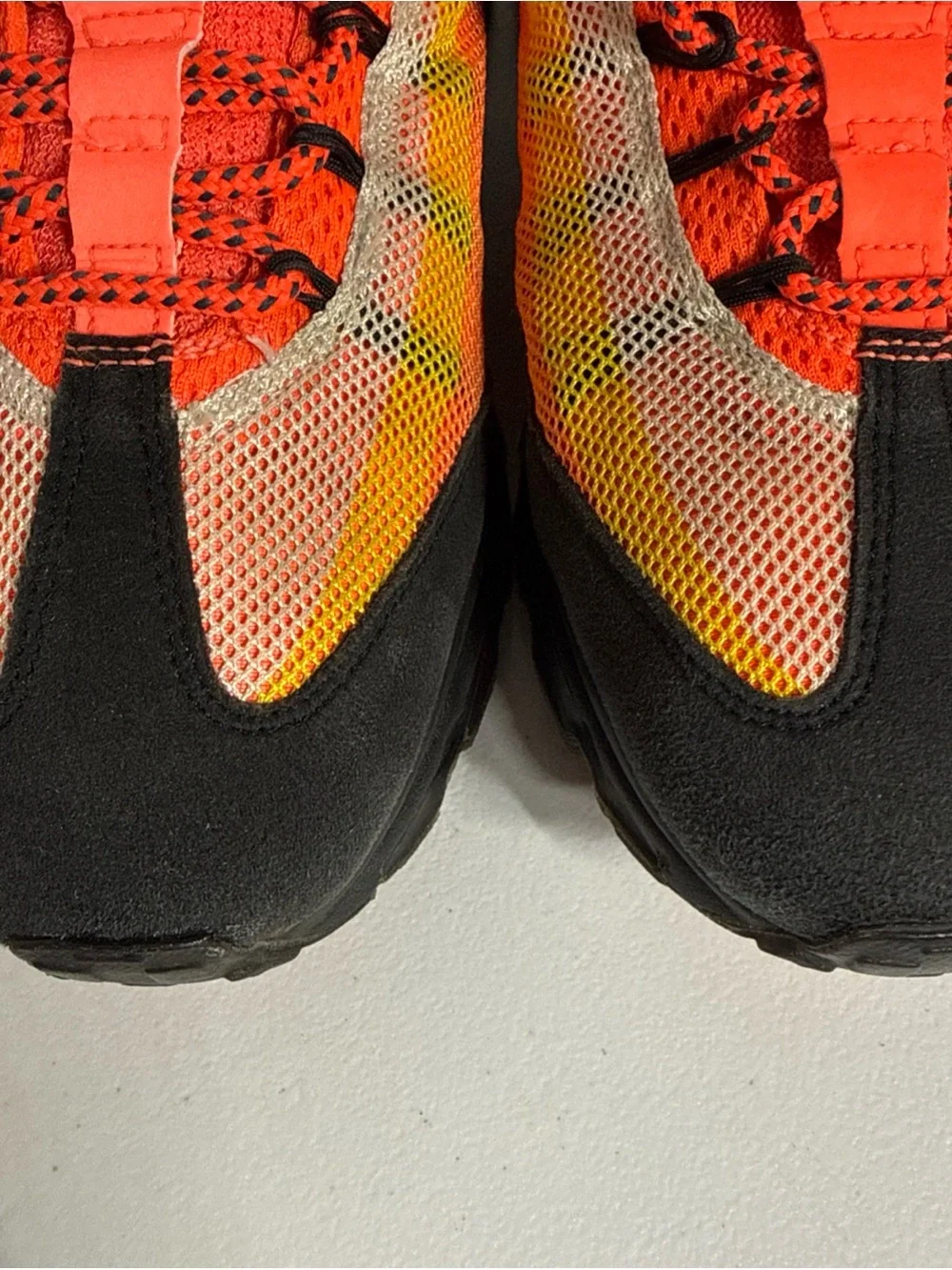 Nike Men’s Air Max Sneakers - Neon Orange, Yellow & Black